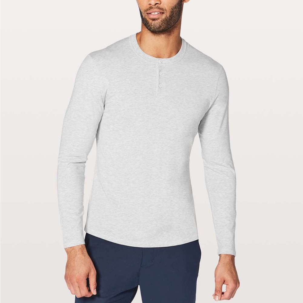 Lululemon Men’s 5 Year Basic Long Sleeve Henley Top
